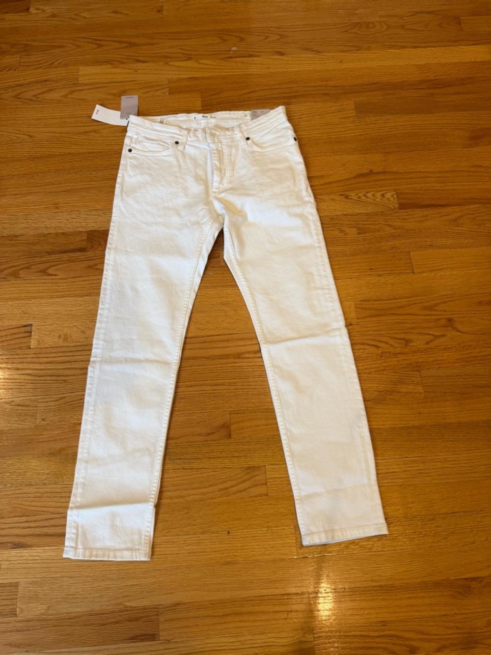 Mango Men's Slim Jeans in White